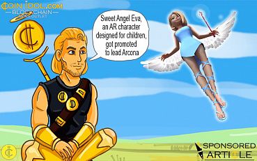 A Cute Augmented Reality Angel Became the Face of Arcona’s ICO Campaign